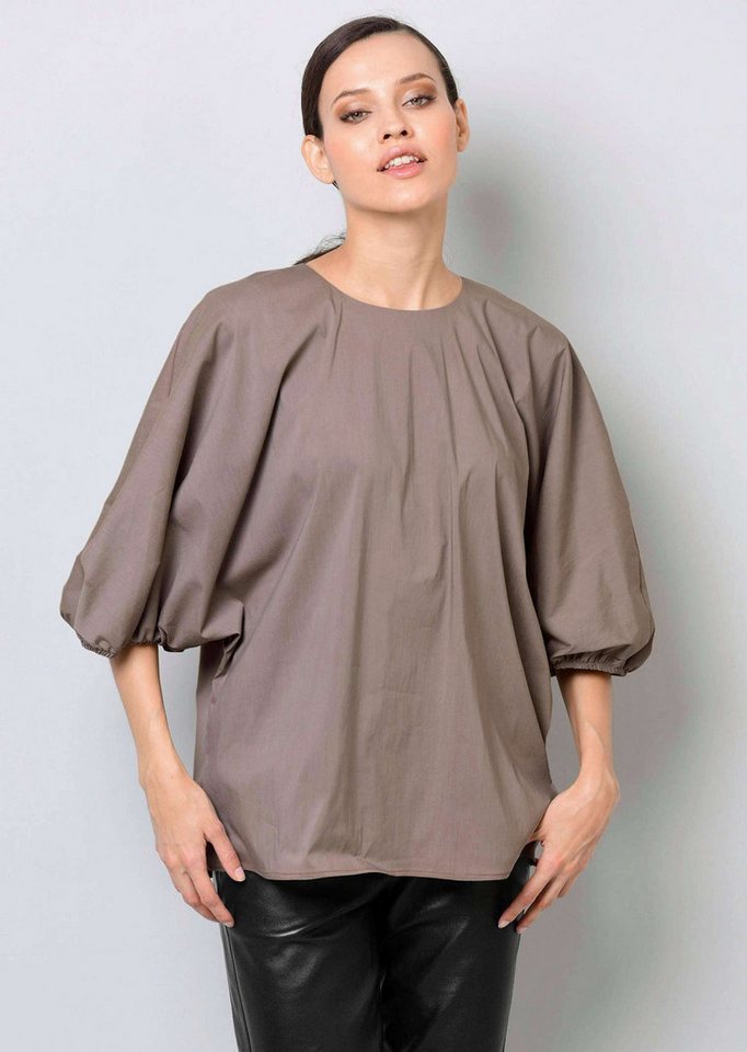 Alba Moda Schlupfbluse Oversizedbluse mit Fledermausärmel von Alba Moda