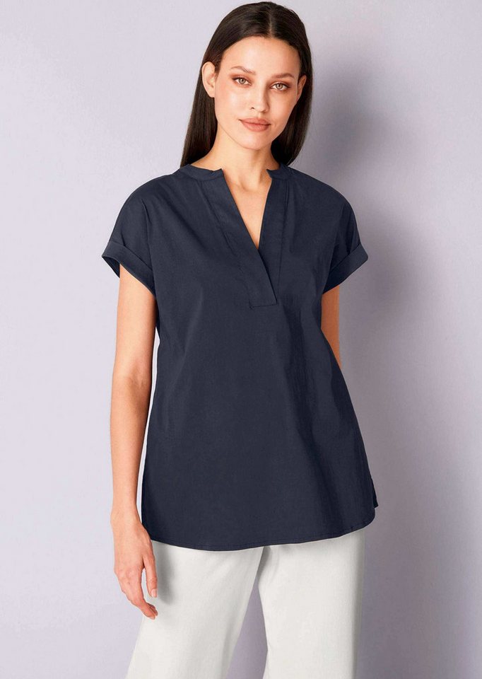 Alba Moda Shirtbluse Bluse mit V-Ausschnitt von Alba Moda