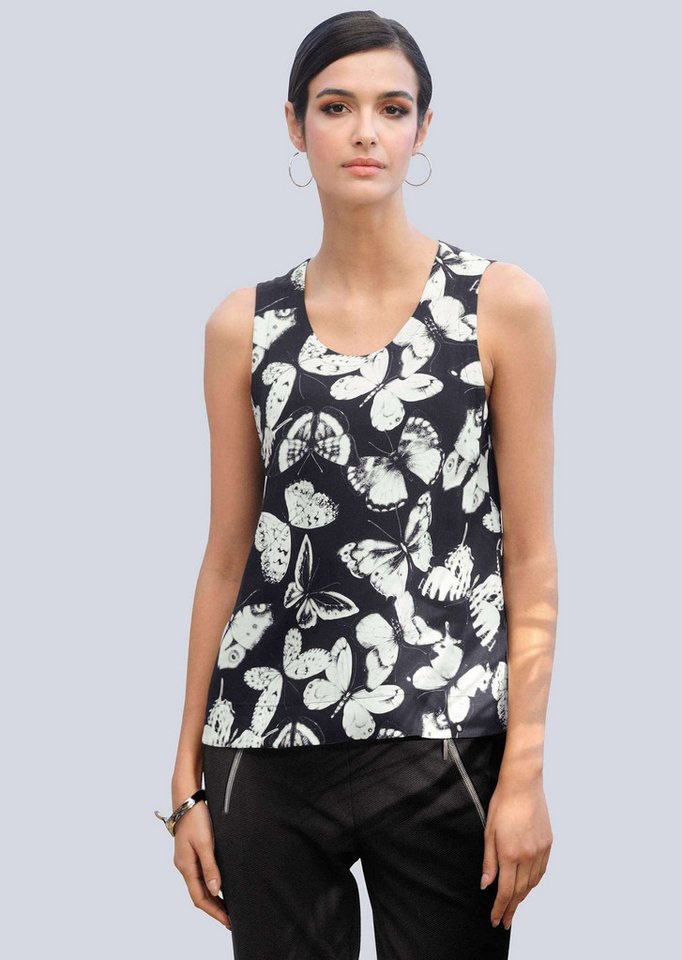 Alba Moda Shirttop Top mit grafischem Allover Print von Alba Moda