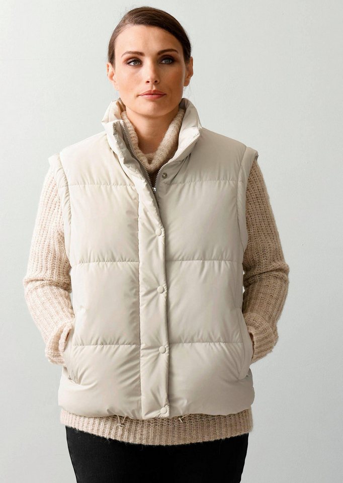 Alba Moda Steppjacke Steppjacke mit abnehmbaren Ärmeln von Alba Moda