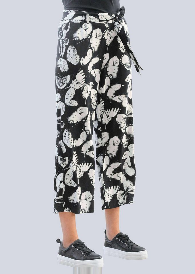 Alba Moda Stoffhose Hose mit exklusivem Alba Moda Druck von Alba Moda