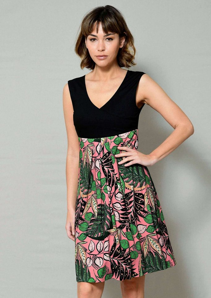 Alba Moda Strandkleid Strandkleid mit grafischem Druck von Alba Moda