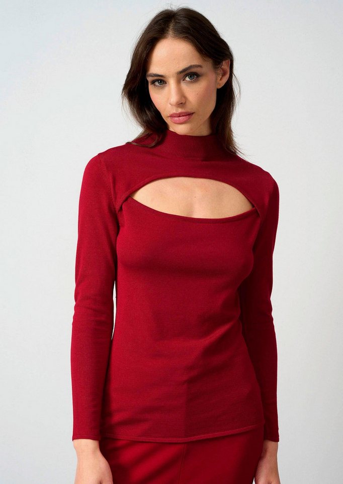 Alba Moda Strickpullover Pullover mit Cut-Out Detail Alba Moda Strickpullover Pullover mit Cut-Out Detail von Alba Moda