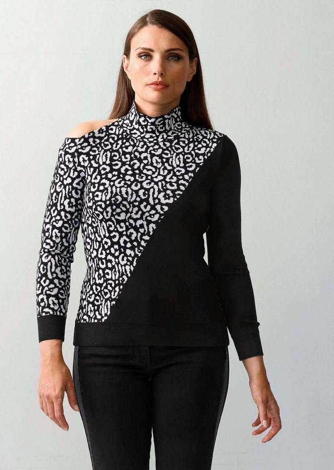 Alba Moda Strickpullover Pullover mit Cut-Out Detail von Alba Moda