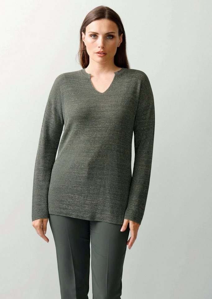 Alba Moda Strickpullover Pullover mit Effektgarn von Alba Moda
