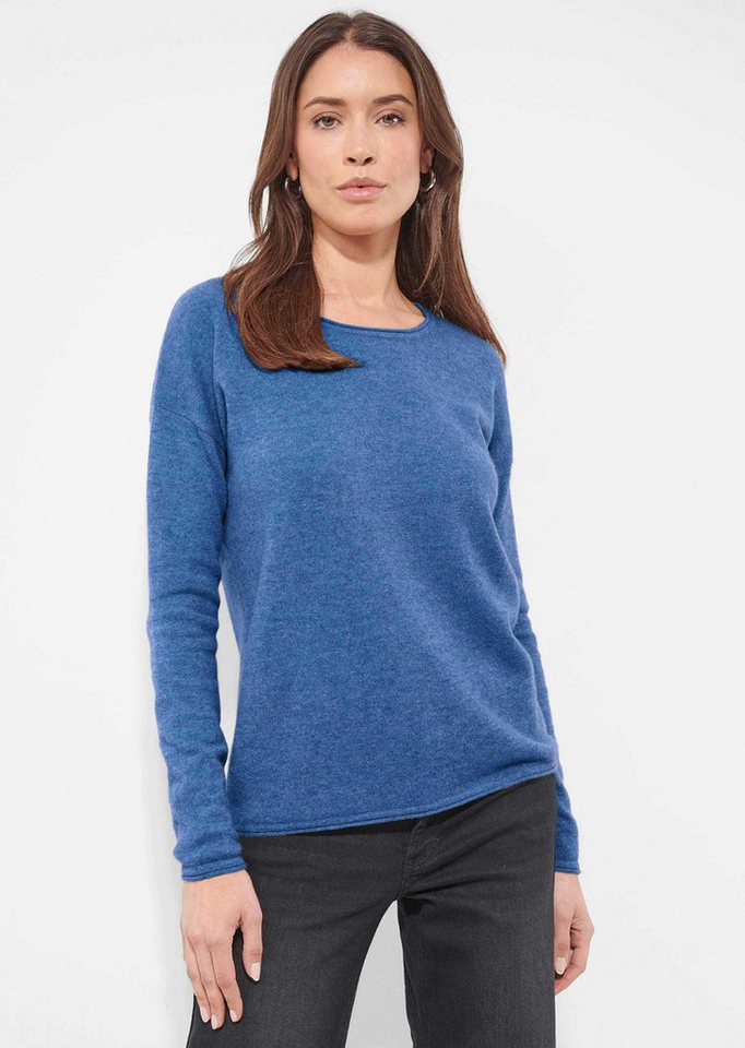 Alba Moda Strickpullover Pullover mit Rundhalsausschnitt von Alba Moda