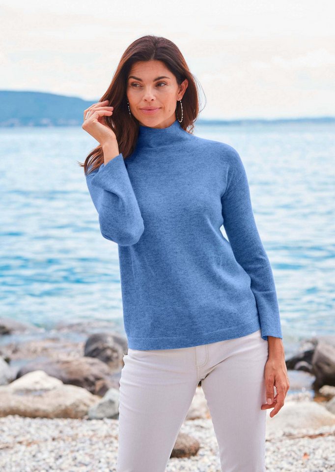 Alba Moda Strickpullover Pullover mit Stehkragen von Alba Moda