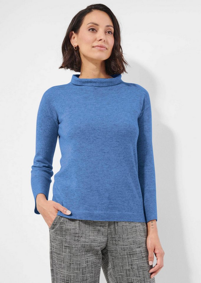 Alba Moda Strickpullover Pullover mit Stehkragen von Alba Moda