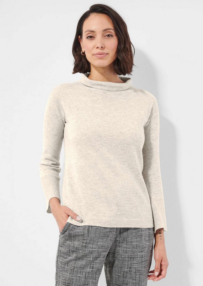 Alba Moda Strickpullover Pullover mit Stehkragen von Alba Moda