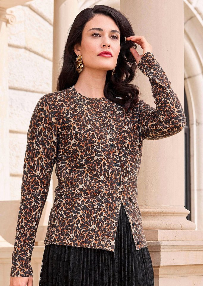 Alba Moda Strickpullover Strickjacke von Alba Moda