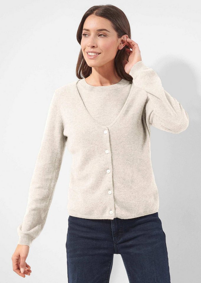 Alba Moda Strickpullover Strickjacke von Alba Moda
