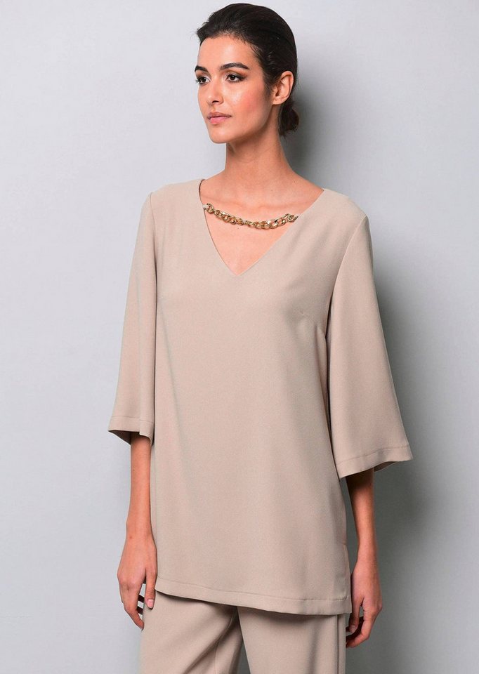Alba Moda Tunika Tunika mit Kettendetail am Ausschnitt von Alba Moda