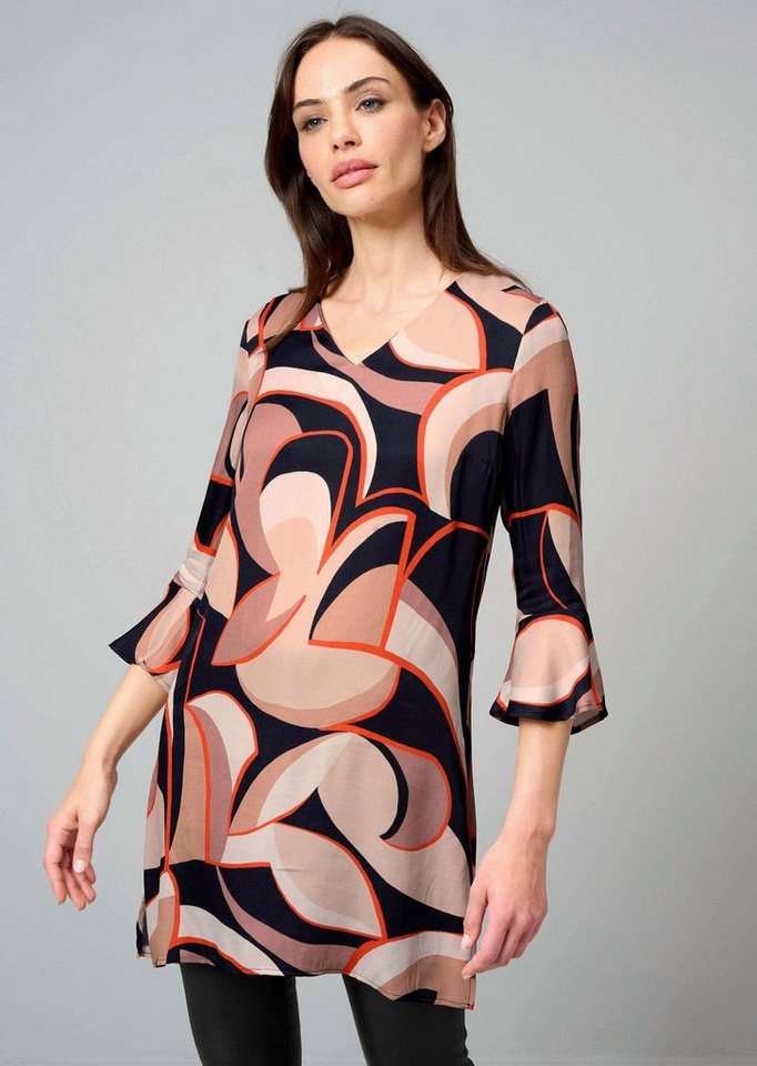 Alba Moda Tunika Tunika mit femininen Volants von Alba Moda