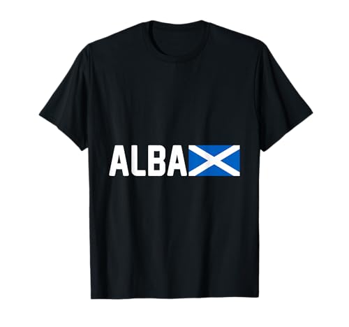 Alba Schottland St. Andrews Flagge Männer Frauen Geschenk T-Shirt von Alba Scotland Scottish Pride