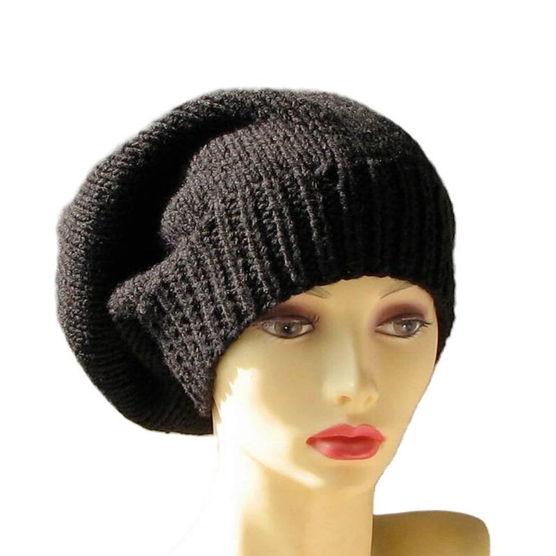 Große Gestrickte Mütze Für Dreadlocks, Unisex Slouch Dread Beanie Oversized Hut Männer Einzelstück Handgemachte Dreadlocks von AlbadoFashion