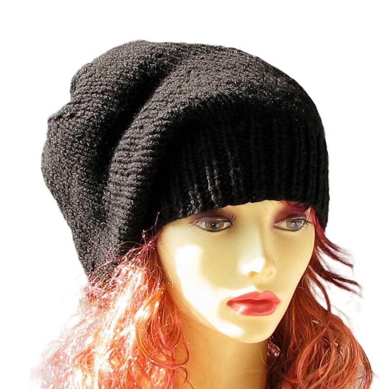 Oversized Unisex Slouchy Beanie Handgestrickte Mütze von AlbadoFashion