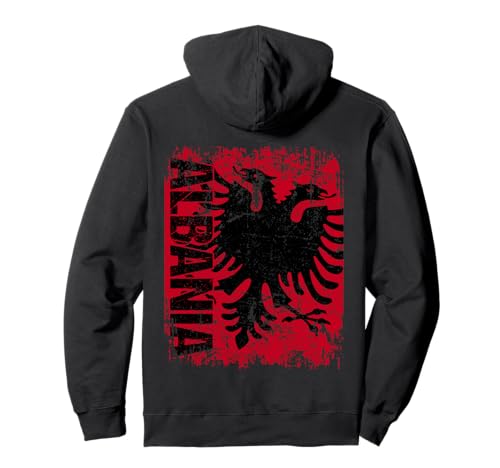 ALBANIEN Flagge | Damen Herren Kinder ALBANIA Pullover Hoodie von Albania Family Shop
