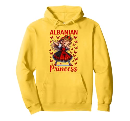 Albanische Prinzessin Dabbing Girl Flagge Kleid Souvenir für Kinder Pullover Hoodie Albanische Prinzessin Dabbing Girl Flagge Kleid Souvenir für Kinder Pullover Hoodie von Albania Pride Heritage Culture Princess Co