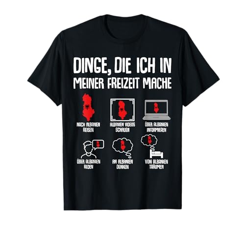 Albanien Reise Damen Herren Kinder T-Shirt von Albanien Geschenkideen