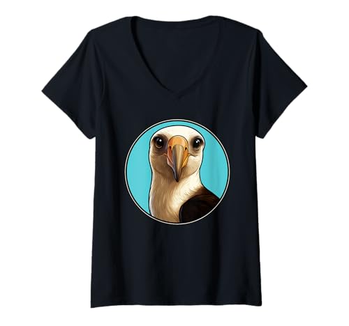 Damen Albatrosse Albatros T-Shirt mit V-Ausschnitt Damen Albatrosse Albatros T-Shirt mit V-Ausschnitt von Albatrosse Albatros Tier Shop