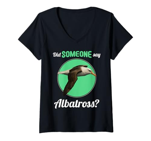 Damen Albatrosse Albatros T-Shirt mit V-Ausschnitt Damen Albatrosse Albatros T-Shirt mit V-Ausschnitt von Albatrosse Albatros Tier Shop