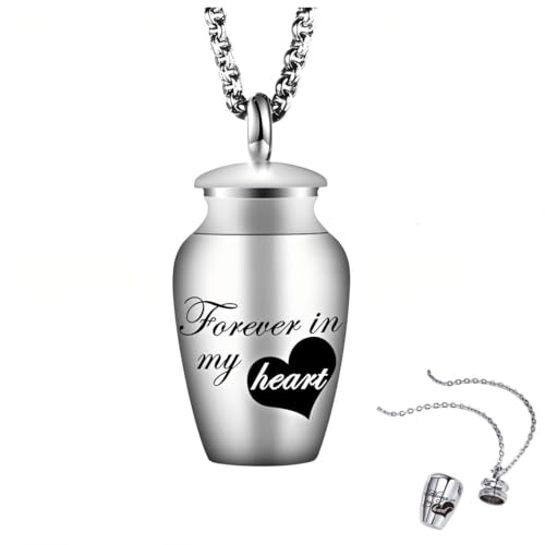 Alberello Asche Urnen-Halskette, Schmuck als Andenken, Einäscherungsschmuck, Geschenk, 45.0 Centimeters, Metall Titan und Edelstahl Metall, 0 Alberello Asche Urnen-Halskette, Schmuck als Andenken, Einäscherungsschmuck, Geschenk, 45.0 Centimeters, Metall Titan und Edelstahl Metall, 0 von Alberello