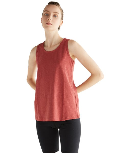 Leela Cotton Damen Flammé Top Bio-Baumwolle von Leela Cotton