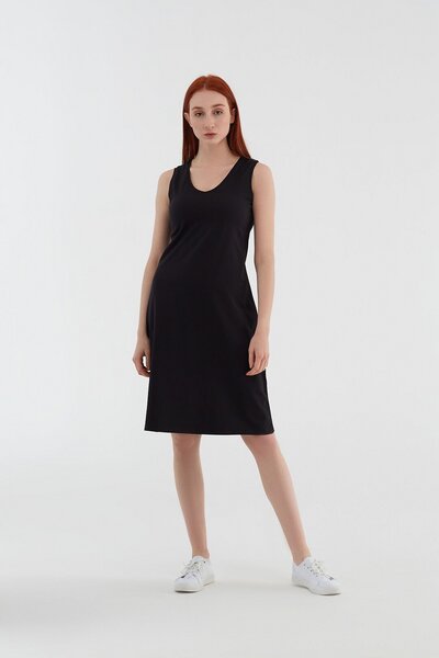 Leela Cotton Damen Kleider ärmellos Bio-Baumwolle Sommerkleid Kleid von Leela Cotton