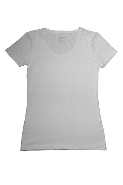 Leela Cotton Damen Kurzarmshirt 3 Farben Bio-Baumwolle Oberteil T-Shirt von Leela Cotton