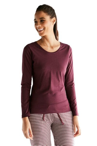 Leela Cotton Damen Langarmshirt 5 Farben Bio-Baumwolle Oberteil T-Shirt von Leela Cotton