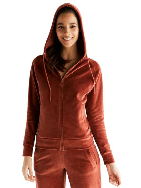 Leela Cotton Damen Nicky Kapuzenjacke Bio-Baumwolle Jacke Hoodie1271 von Leela Cotton