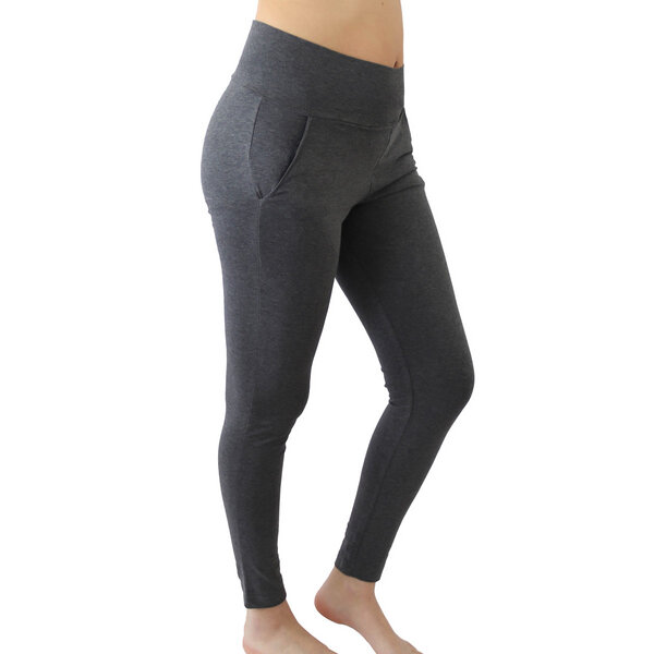 Leela Cotton Damen Yoga-Hose Komfortbund von Leela Cotton