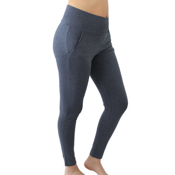 Leela Cotton Damen Yoga-Hose Komfortbund von Leela Cotton