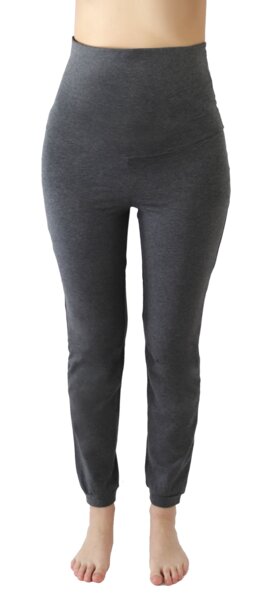 Leela Cotton Damen Yogahose Bio-Baumwolle Trainingshose Sporthose Fußbündchen 4062 von Leela Cotton