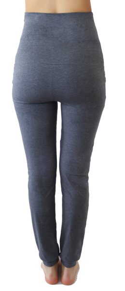 Leela Cotton Damen Yogahose Bio-Baumwolle Trainingshose Sporthose Fußbündchen 4062 von Leela Cotton