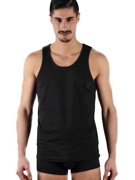 Leela Cotton Herren Tanktop 4 Farben Unterhemd Bio-Baumwolle  Achselhemd von Leela Cotton