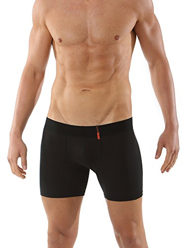 Albert Kreuz Eng anliegende Boxershorts Retropants Slipboxer Retroshorts mit längerem Bein, Stretch-Baumwolle Schwarz 6/L Albert Kreuz Eng anliegende Boxershorts Retropants Slipboxer Retroshorts mit längerem Bein, Stretch-Baumwolle Schwarz 6/L von ALBERT KREUZ
