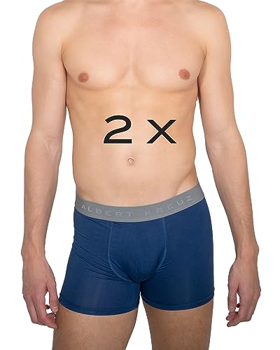 ALBERT KREUZ 2-Pack Retroshorts Micromodal Seacell blau, Gr. L von ALBERT KREUZ