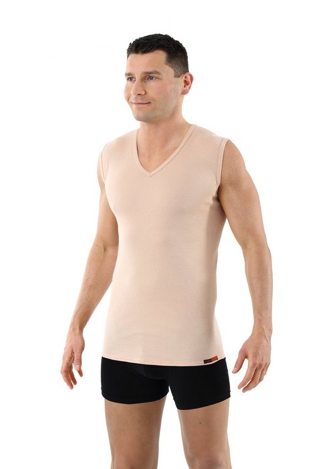 Albert Kreuz Achselhemd Bio V-Neck extra lang ohne Arm (kein Set, 1-St., kein Set) von Albert Kreuz