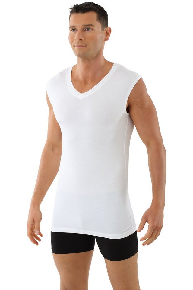 Albert Kreuz Achselhemd V-Neck Light atmungsaktiv ohne Arm (kein Set, 1-St., kein Set) von Albert Kreuz