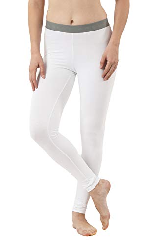 Albert Kreuz Damen Leggings Lange Unterhose Thermohose Bio-Stretchbaumwolle weiß 42/44 XL von Albert Kreuz