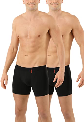 ALBERT KREUZ Doppelpack Funktions-Retrhoshorts Coolmax® Baumwolle schwarz, Gr. XL von ALBERT KREUZ