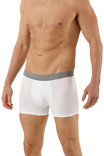 ALBERT KREUZ Herren Retroshorts Micromodal 2er Pack weiß 4XL von ALBERT KREUZ