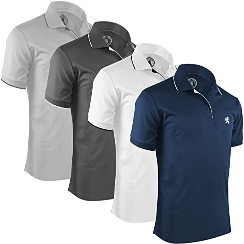 Albert Morris Herren Polo Shirts – Kurzarm, Atmungsaktiv, Schnell Trocknend, UV-Schutz, Klassische Passform, Sommer Golf, Sportlich Business Casual-Größe M Albert Morris Herren Polo Shirts – Kurzarm, Atmungsaktiv, Schnell Trocknend, UV-Schutz, Klassische Passform, Sommer Golf, Sportlich Business Casual-Größe M von Albert Morris
