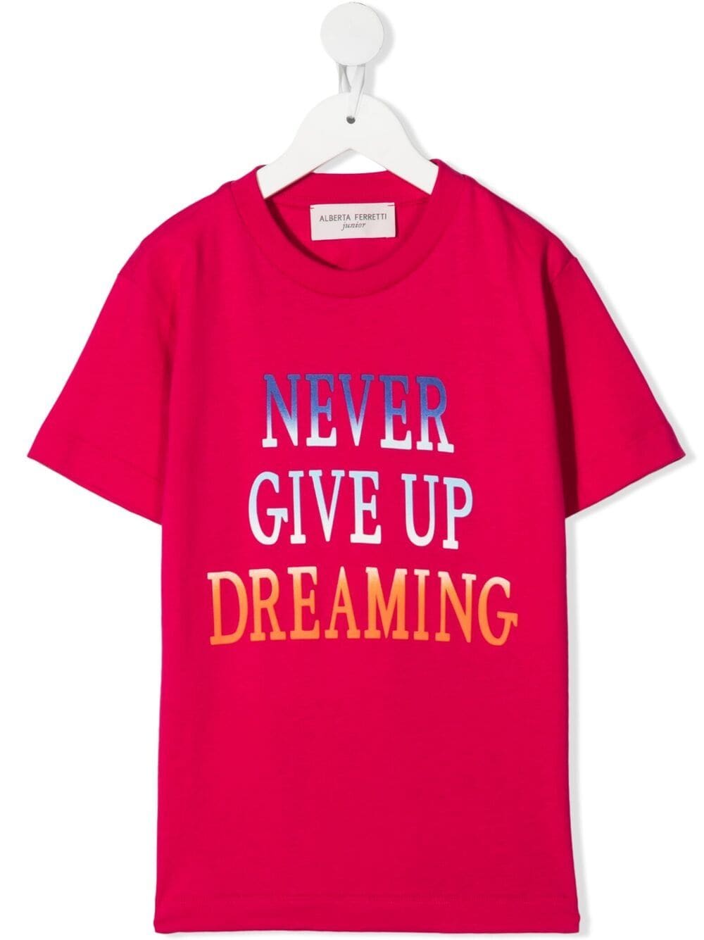 Alberta Ferretti Kids T-Shirt mit Slogan-Print - Rosa von Alberta Ferretti Kids