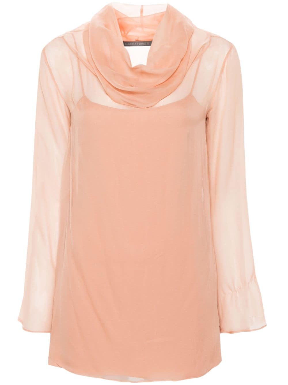 Alberta Ferretti Bluse mit Schleifenkragen - Rosa von Alberta Ferretti