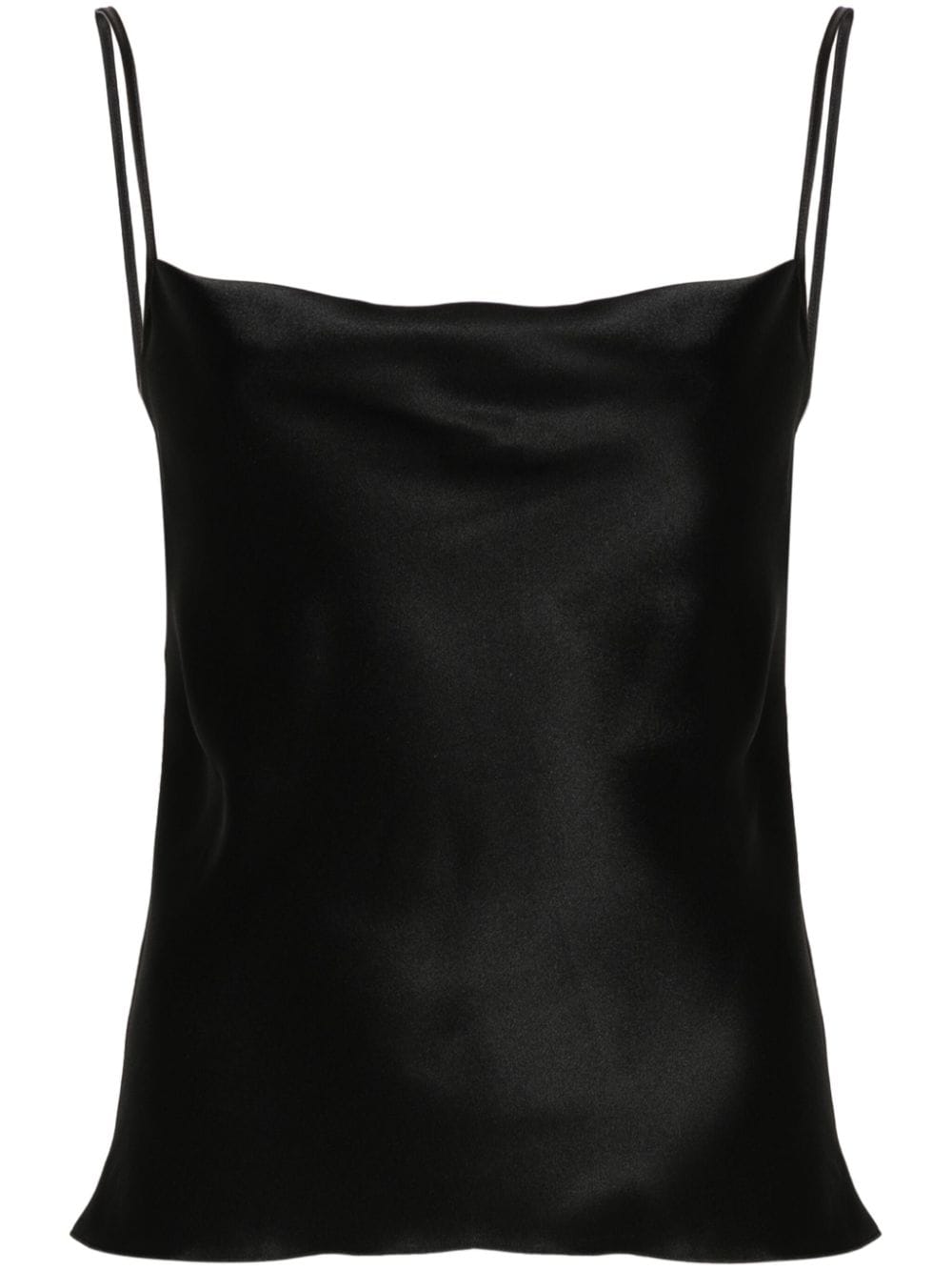 Alberta Ferretti Cropped-Oberteil aus Satin - Schwarz von Alberta Ferretti