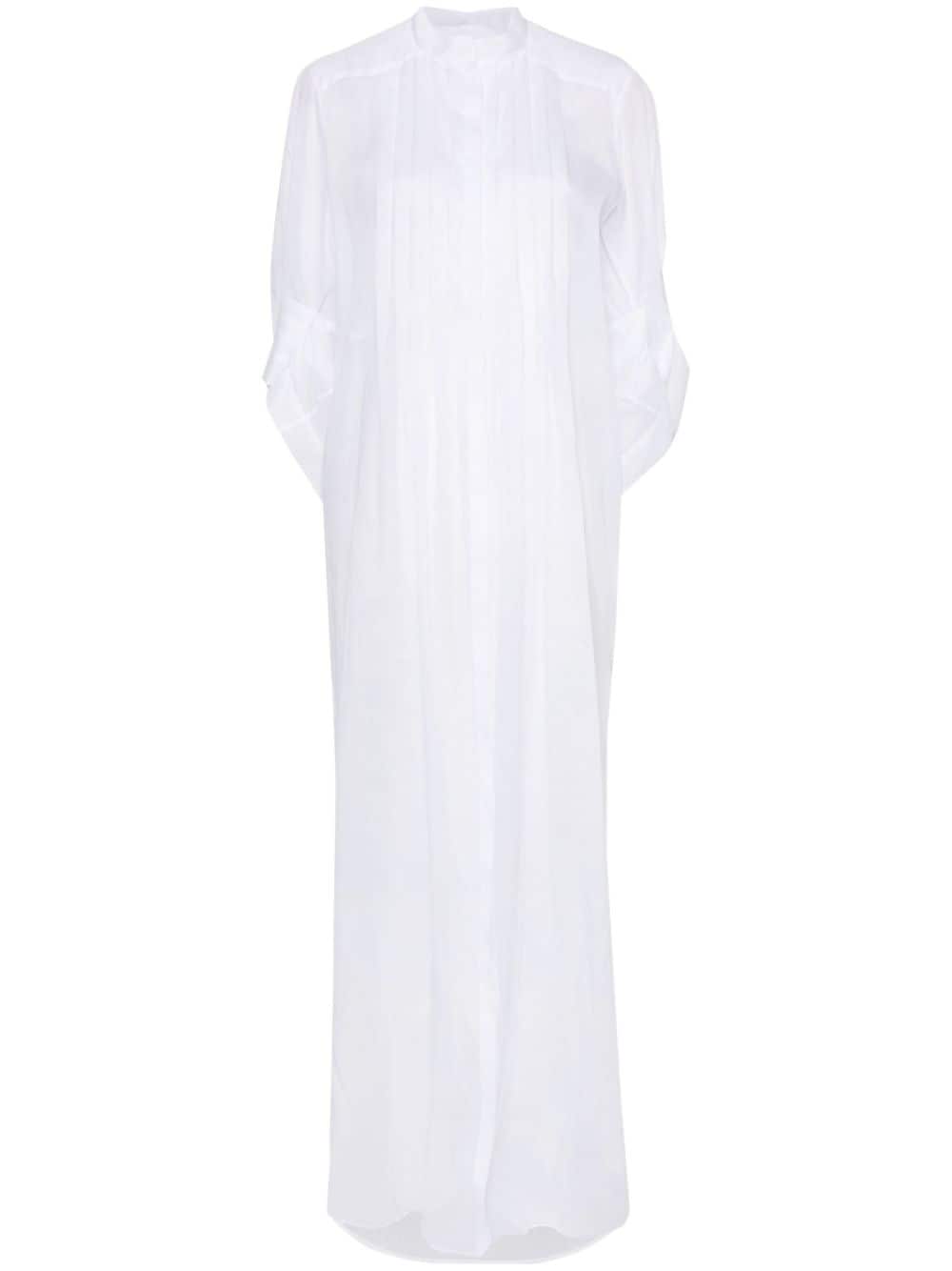 Alberta Ferretti Kleid mit Faltendetail - Weiß von Alberta Ferretti