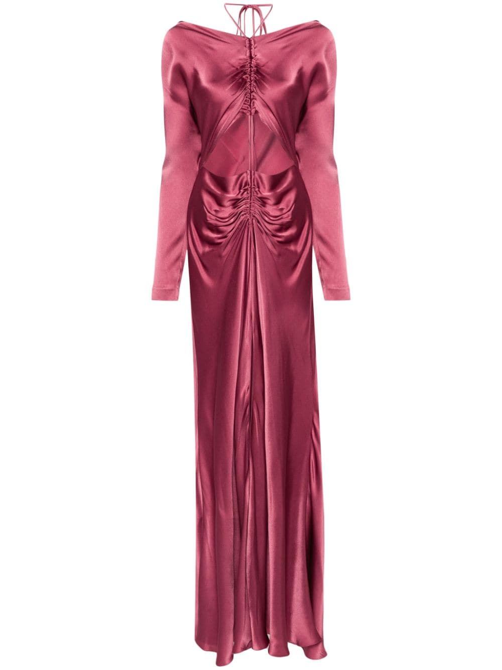 Alberta Ferretti Midikleid aus Satin - Rosa von Alberta Ferretti