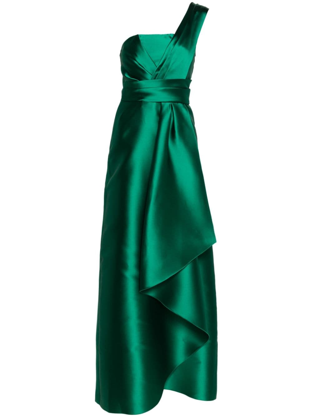 Alberta Ferretti Mikado Maxikleid aus Satin - Grün von Alberta Ferretti